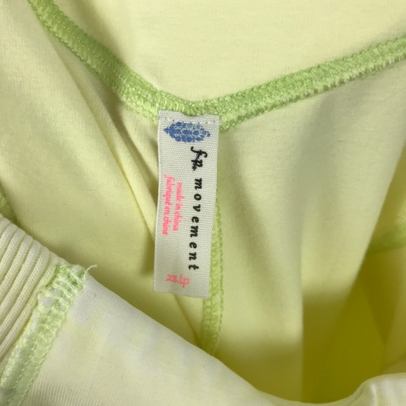 NWOT Free People Movement Windy River Leggings in Lime Size XS - Picture 13 of 15